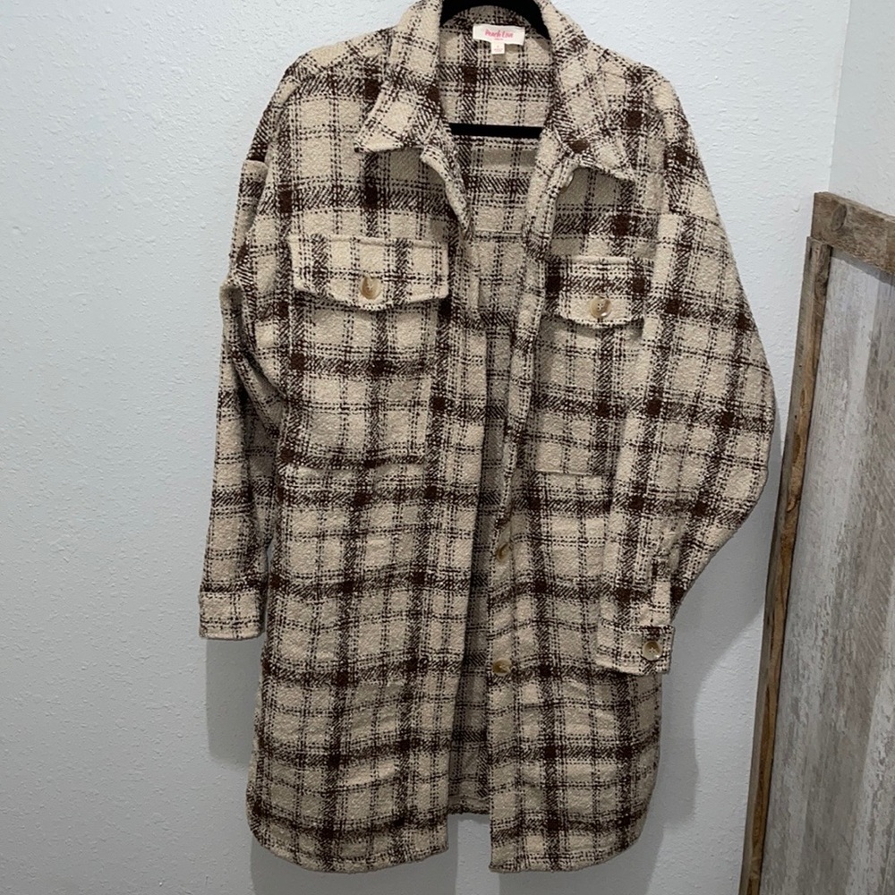 Peach Love along Flannel